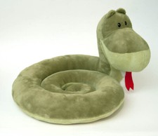 NICI Schlange Python Bheka  grün Durchmesser 35 cm gerollt, 100 cm lang