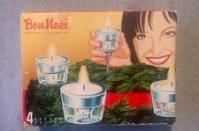Bon Noel Advent Lichter  gold