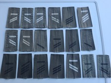 Konvolut 19x Schulterklappen Rangabzeichen Mannschafter  