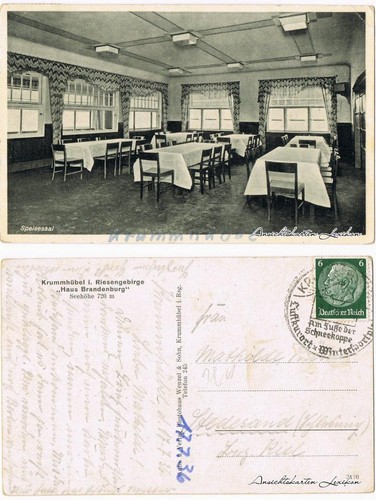 Postcard krummhübel karpacz - krummhübel,