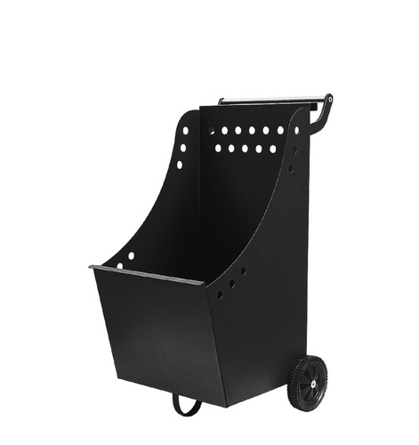 Holzwagen schwarz beschichtet