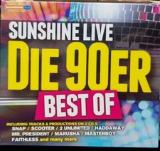 Various‎–Sunshine Live-Die 90er-Best of - 2 X Cd, Compilation-uptrax035-2-OVP
