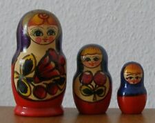 Matroschka, Matrjoschka! Babuschka. Matrioschka. 3 Holzpuppen DEKORATIV & SCHÖN!
