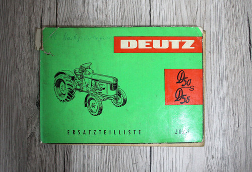 Original deutz ersatzteilliste - deutz,