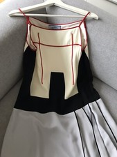 Prada Midi Kleid Hauptlinie
