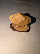 Kleine Deko Figur Elefant (ca. 5cm) - Geschnitzt aus Tagua Nuss / Steinnuss