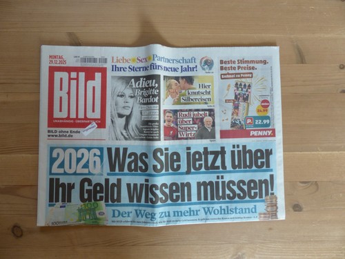 Bildzeitung 2025 ein - bildzeitung, (ein