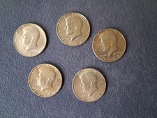5x ½ Dollar "Kennedy Half