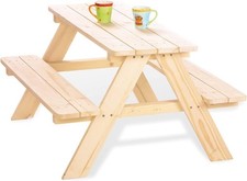 Pinolino 201016 Nicki 90 x 79 x 50 cm Holz Kindersitzgarnitur - Natur