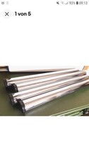 4 MÖBELMÜßE TISCHFÜßE 71cm VERCHROMT 