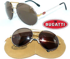 ETTORE BUGATTI SONNENBRILLE SILBER GOLD BRAUN 65360 PILOT 65822 BRILLE 5623 ETUI