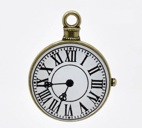 Anhänger charm uhrdesign - anhänger,,