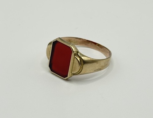 Herrenring aus 333er - gold, /