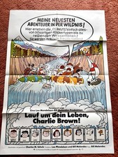 Lauf um dein Leben Charlie Brown Kinoplakat Poster A1, Peanuts, EA 1977, Snoopy