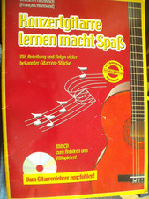 Heft "Konzertgitarre lernen macht Spaß: Mit Anleitung und Noten..."  ohne CD !!!