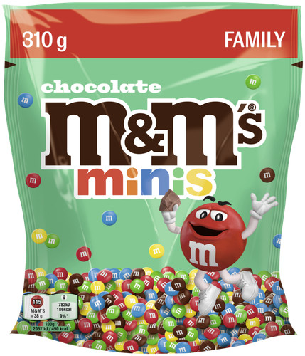 Minis chocolate 310g - m&m's,