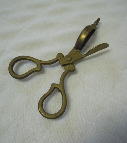 Alte messing dochtschere - messing,