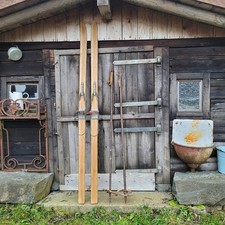 Original alte Holzski Ski L