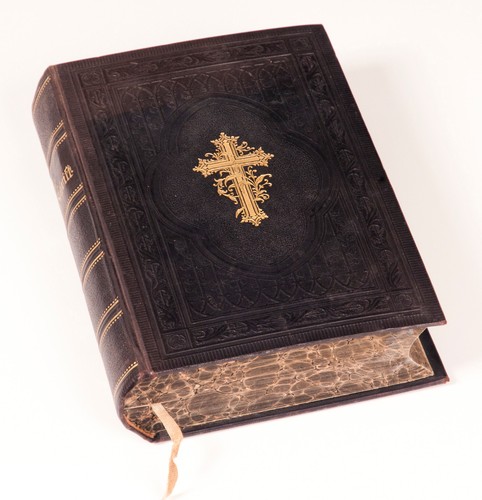 Antike bibel 1906 geprägter - 1906,