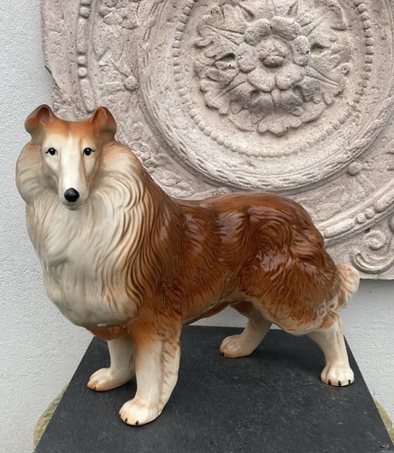 Collie england porzellan figur - collie,