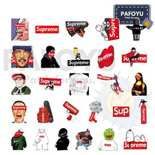 Supreme Sticker Set - Skate Mode Streetwear Sup Collectibles Aufkleber 50 Stk.
