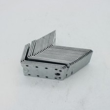 ZPH MARK Winkelverbinder - Winkel Metall - Stahlwinkel verzinkt - Winkel Weiß - 