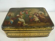 Alte Blechdose Mondamin Hamburg shabby chic vintage boudoir deko Landhaus Dose