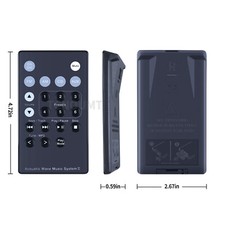 Neue Fernbedienung für Bose Acoustic Wave Music System II Schwarz