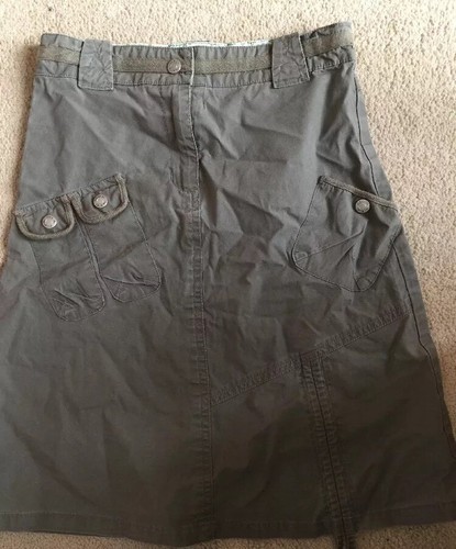 Olivgrüner khaki mädchenrock - khaki,