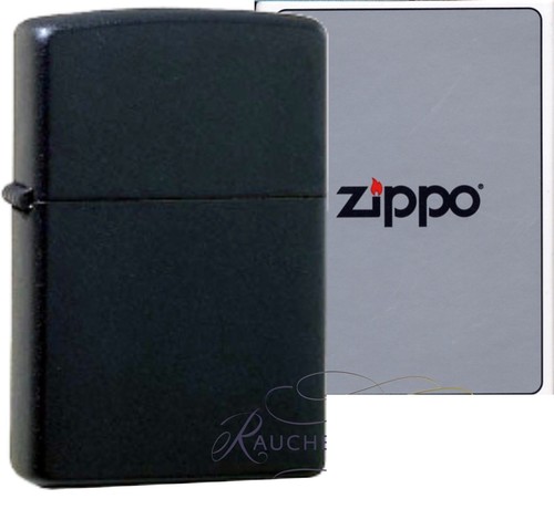 Zippo schwarz matt schwarzmatt