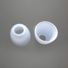 Lampenschirm G9 Lampenglas Leuchtenglas Glas Ø60mm Höhe 55mm weiß matt +1,8W LED