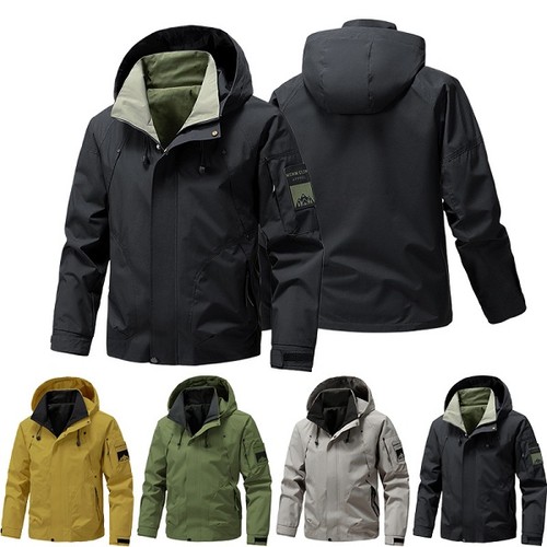 Herren outdoor softshell - softshell, zip
