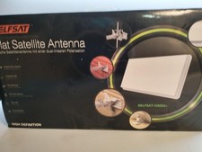 netshop 25 Set: SELFSAT H30D2+ Flachantenne Twin + Fensterhalterung + 2 Fensterd