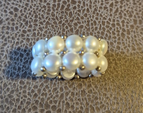 Ring mit perlen besetzt neu - mit,