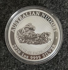 1 Oz Silber Münze Australien Nugget 2020