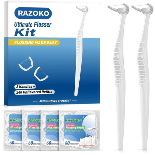 Zahnseide halter set griffen - halter,