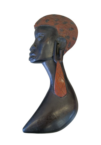 Vintage afrikanische frau wand - vintage,