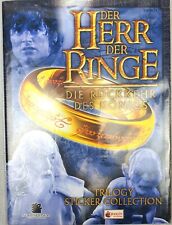 Herr der Ringe Stickeralbum Album Klebebilderalbum Sammelalbum MERLIN Stickers