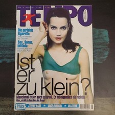 ◇ TEMPO Magazin, August, 08/1995, 8, Ist er zu klein?, Lifestyle, Zeitschrift ◇
