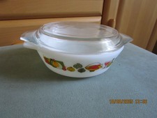 JAJ, kleine Auflaufform mit Deckel Kasserolle Bräter, 15,3cm   Made In England