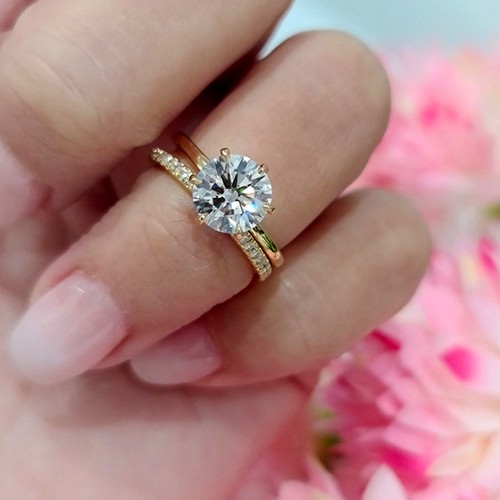 Cvd diamant ring set kt - cvd-diamant-ring-set, 1,71