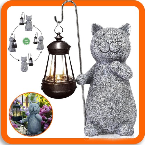 Led solarleuchten katze - led,