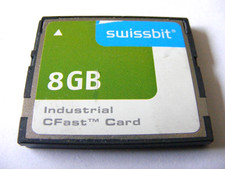 .... 8GB CFast Card Industrial ( 8 GB CFast Karte ) SWISSBIT gebraucht ....