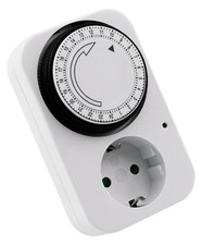 Zeitschaltuhr Analog Steckdose Zeitschalter Mechanische Schaltuhr Dauerbetrieb