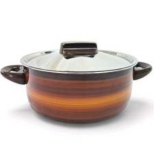 Silitherm Auflaufform & Deckel silitbraun, 24 cm Durchmesser Top Zustand