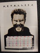 Metal Hammer Poster James Hetfield Metallica / RAMMSTEIN 1998 aus Sammlung