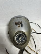 Hella Scheinwerfer Oldtimer Motorrad Express Radex mit VDO Express Radex Tacho
