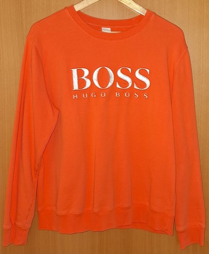 Hugo boss orange sweatshirt - hugo,