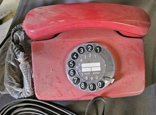 Vintage telefon rot fetap - rot,