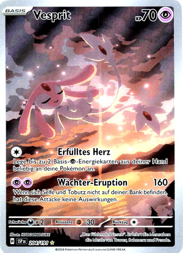 Pokémon karte vesprit - pokémon,